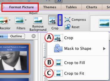 crop circle powerpoint for mac 2011